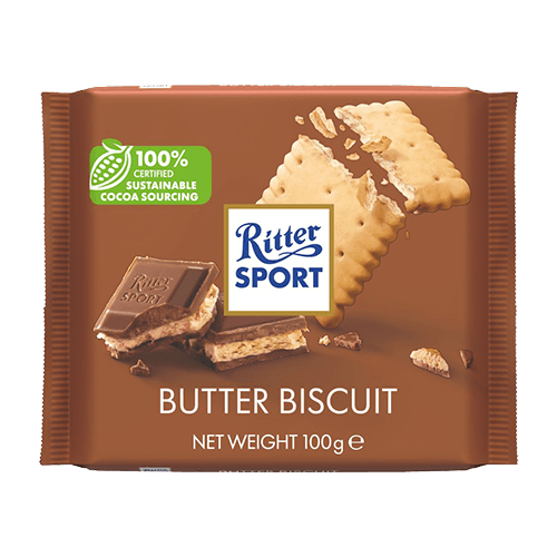 Ritter SPORT BUTTER BISCUIT MILK CHOCOLATE
