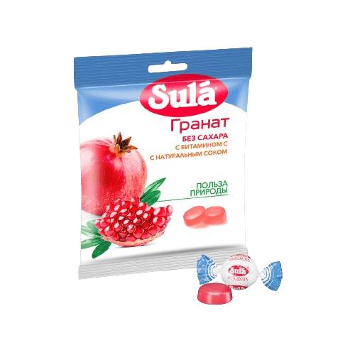 Sula “Анар жимсний амттай” 60гр / нэмэлт сахаргүй /