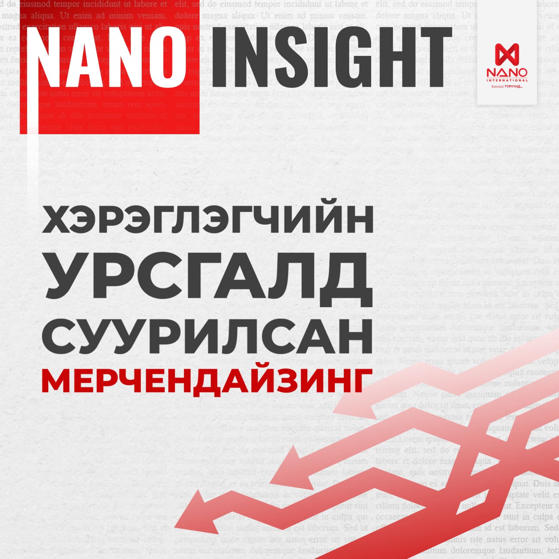 NANO INSIGHT: ХЭРЭГЛЭГЧИЙН УРСГАЛД СУУРИЛСАН МЕРЧЕНДАЙЗИНГ